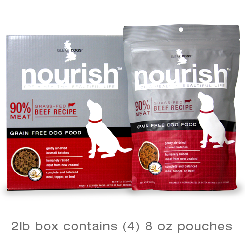 Isle of Dogs Nourish Grain Free Grass-Fed Beef Recipe