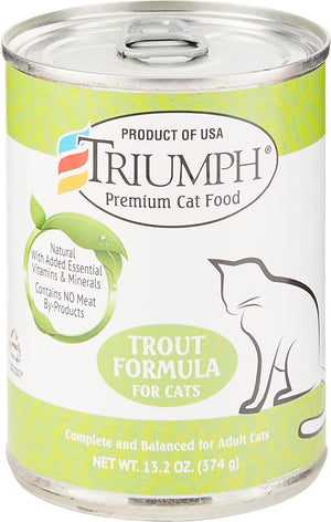 Triumph Trout Formula Canned Cat Food