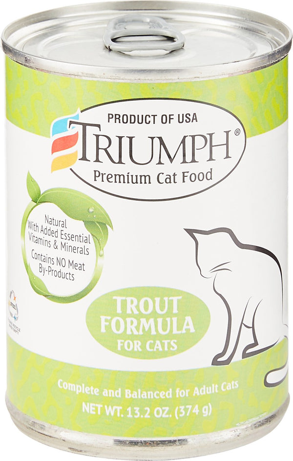 Triumph Trout Formula Canned Cat Food