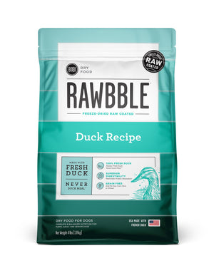 BIXBI Rawbble Duck Recipe Dry Dog Food