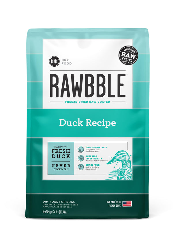 BIXBI Rawbble Duck Recipe Dry Dog Food