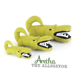 Beco Plush Alligator Dog Toy, Small