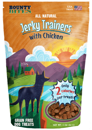 Bounty Bites Chicken Jerky Training Treats 4-oz