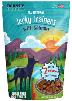 Bounty Bites Salmon Jerky Training Treats 4-oz