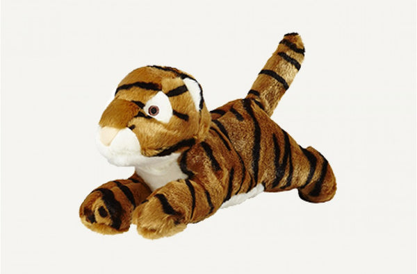 Fluff & Tuff Boomer Tiger Dog Toy, Large