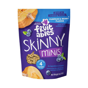 Fruitables Skinny Minis Pumpkin & Berry Dog Treats, 5-oz