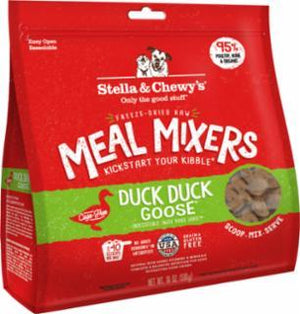 Stella & Chewy's Duck Duck Goose Meal Mixers Nourriture crue lyophilisée pour chiens