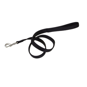 Coastal 1-in Dbl Ply Nylon Dog Leash, Black
