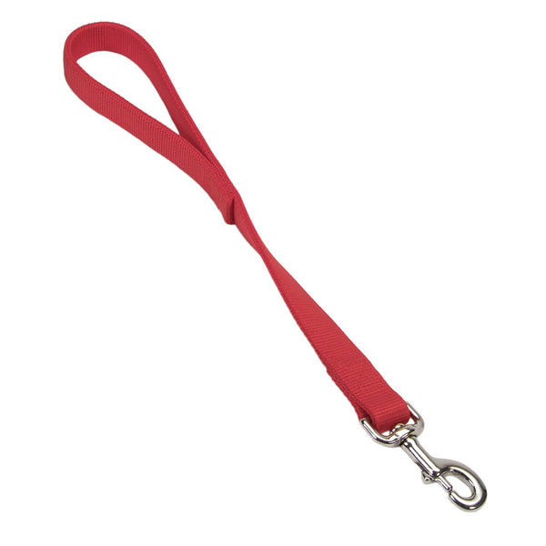 Coastal 1-in Dbl Ply Traffic Dog Leash, Red