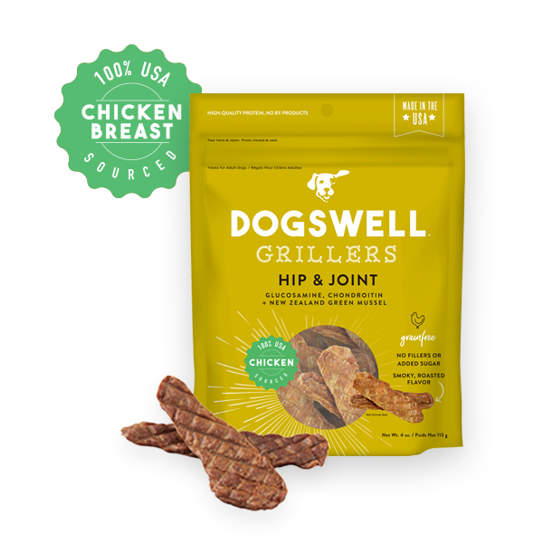 Dogswell Grillers Grain-Free Hip & Joint Chicken Treat