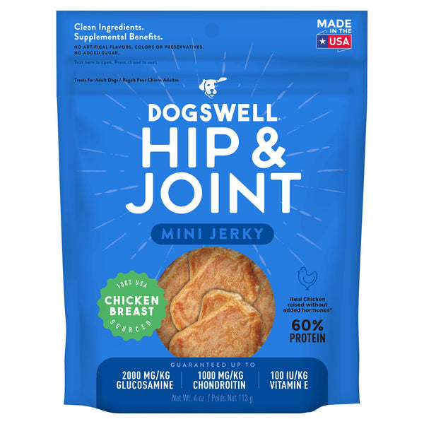 Dogswell Jerky Grain-Free Hip & Joint Chicken Mini Treat