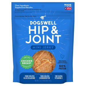 Dogswell Jerky Grain-Free Hip & Joint Chicken Mini Treat