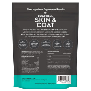 Dogswell Skin & Coat Grain-Free Salmon Mini Jerky Treat