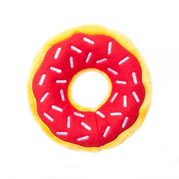 ZippyPaws Donutz Cherry, 7 x 7 x 2 in