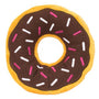 ZippyPaws Donutz Chocolate Jumbo, 10.5 x 10.5 x 3 in