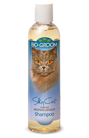 Bio-Groom Silky Cat Shampooing sans larmes aux protéines et à la lanoline, 8 oz