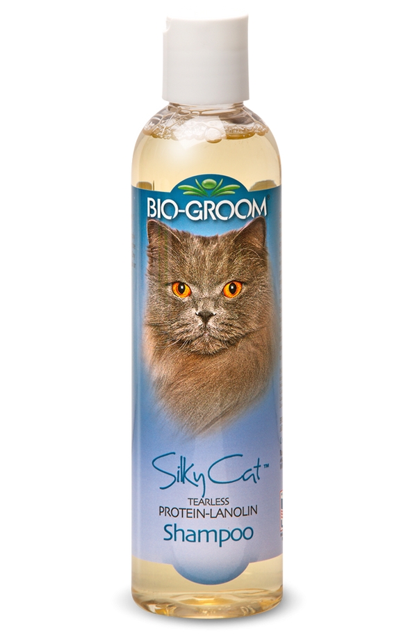 Bio-Groom Silky Cat Shampooing sans larmes aux protéines et à la lanoline, 8 oz