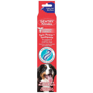 Sentry Petrodex Poultry Fresh Mint Toothpaste For Puppies, 2.5-oz