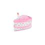 ZippyPaws Birthday Cake Plush Dog Toy, Pink