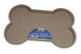 Loving Pets Spill-Proof Bone Shaped Dog Mat Tan
