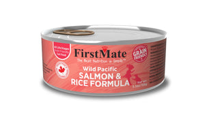 FirstMate Grain Friendly Wild Salmon & Rice Wet Cat Food Can