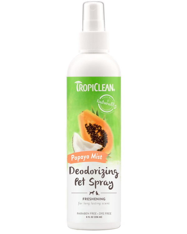 TropiClean Papaya Mist Cologne, bouteille de 8 oz