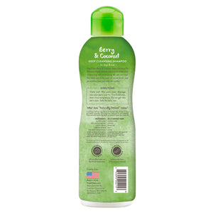 Tropiclean Berry & Coconut Deep Cleansing Pet Shampoo, 20-oz