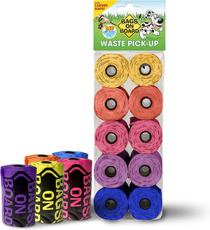 Bags on Board Bag Refill Pack, Rainbow 140 Count
