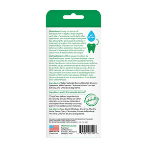 Tropiclean Fresh Breath Oral Care Clean Teeth Gel for Dogs, 4-oz