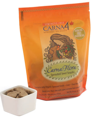 Carna4 Flora Sprouted Seed GF Dog Snacks, 16-oz