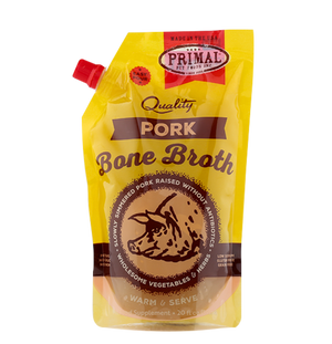 Primal Frozen Pork Bone Broth for Dogs & Cats, 20-oz