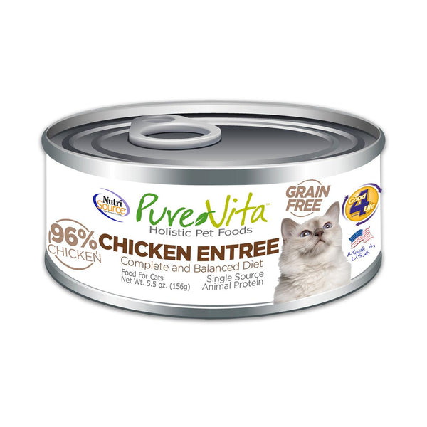Nourriture humide pour chats PureVita Entrée de poulet sans grains