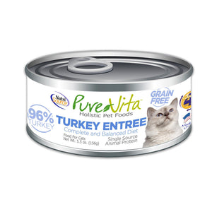 Nourriture humide pour chats PureVita Entrée de dinde sans grains