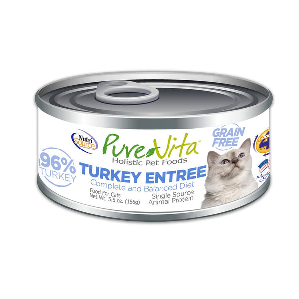 Nourriture humide pour chats PureVita Entrée de dinde sans grains