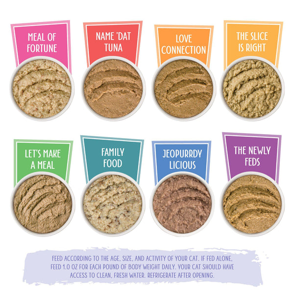Weruva Pâté pour chats The Showcase Chowdown Pack Variété en poche, 2,8 oz, 16 unités