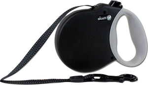 Alcott Adventure Retractable Dog Leash, Black