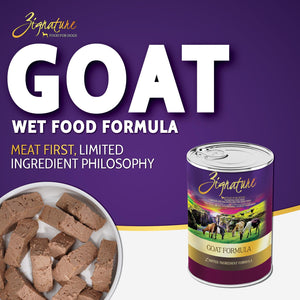 Zignature Goat Limited Ingredient Formula Wet Dog Food Can