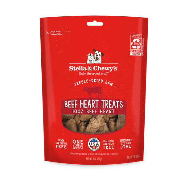 Stella & Chewy's Friandises pour chiens au cœur de bœuf lyophilisé, 3 oz