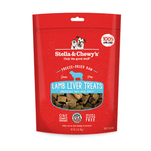 Friandises pour chiens au foie d'agneau lyophilisé Stella & Chewy's, 3 oz