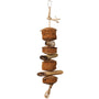 Prevue Pet Products Naturals Coco & Bamboo Hanging Bird Toy