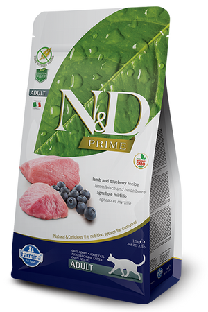 Farmina N&D Prime Lamb & Blueberry Dry Cat Food