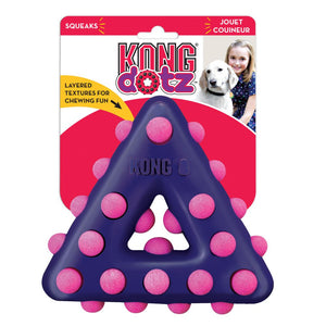 KONG Dotz Triangle Dog Chew Toy