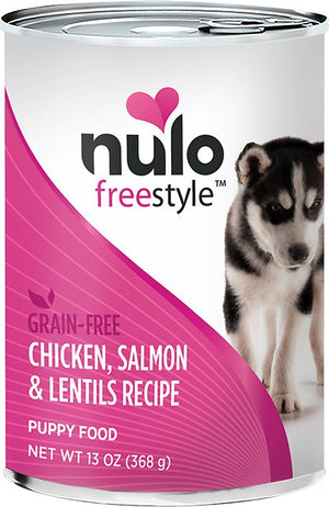 Nulo Dog Freestyle Pate Chicken, Salmon & Lentils Recipe Grain-Free Puppy Canned Dog Food