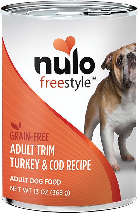Nulo Dog Freestyle Pate Turkey & Cod Recipe Grain-Free Adult Trim Canned Dog Food