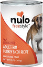 Nulo Dog Freestyle Pate Turkey & Cod Recipe Grain-Free Adult Trim Canned Dog Food