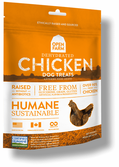 Open Farm Dehydrated Chicken Dog Treat, 4.5-oz