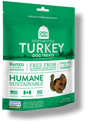 Open Farm Dehydrated Turkey Dog Treats, 4.5-oz