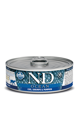 Farmina N&D Ocean Cod, Shrimp & Pumpkin Adult Cat Wet Food