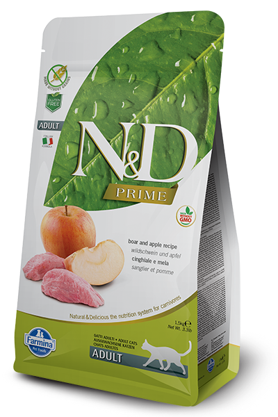 Farmina N&D Prime Boar & Apple Dry Cat Food