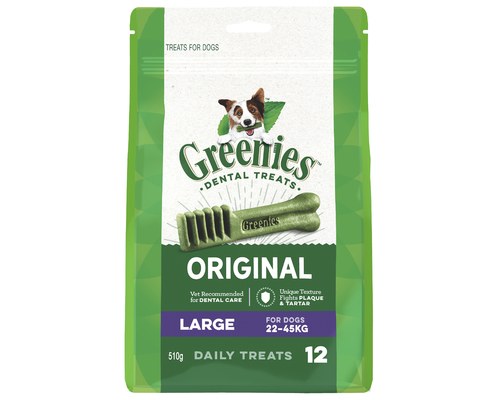 Greenies Original Large Dental Dog Treats, 18-oz, 12-count